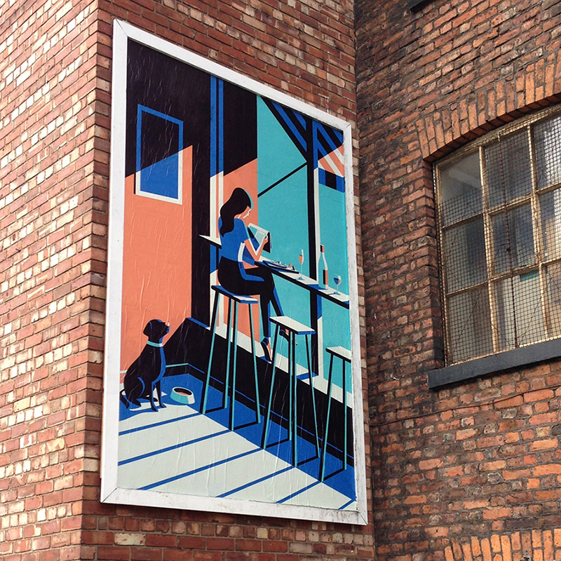 Malika Favre - Manchester Studio Space Billboard